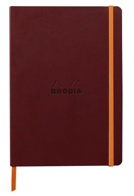 Rhodia Softcover Notebook - A5 - Burgundy - Dotted